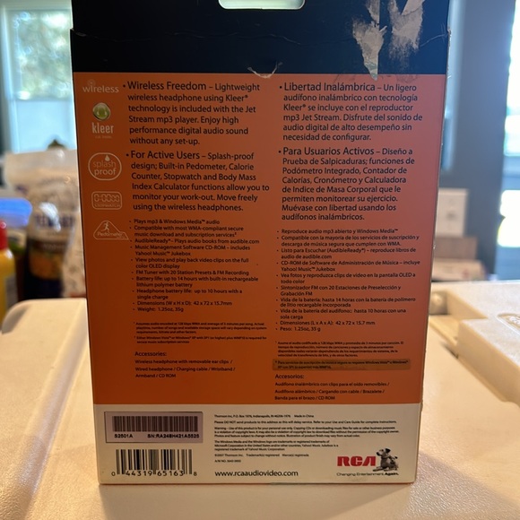 RCA jet stream Flash Mp3 Player - Picture 2 of 4